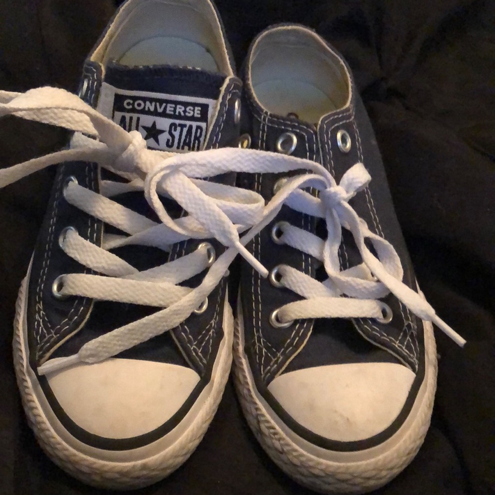 Kids Converse sneakers.